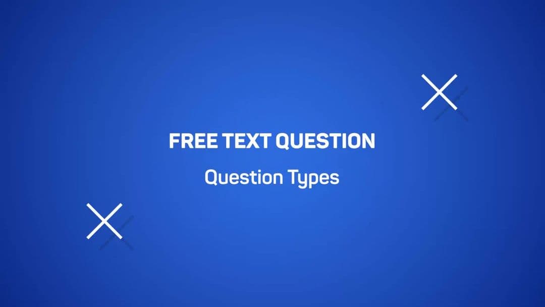 Free Text Question
