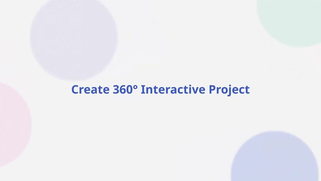 Create 360° Project